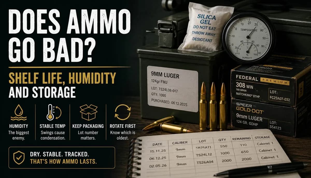 Does Ammo Go Bad? Shelf Life, Humidity and Storage