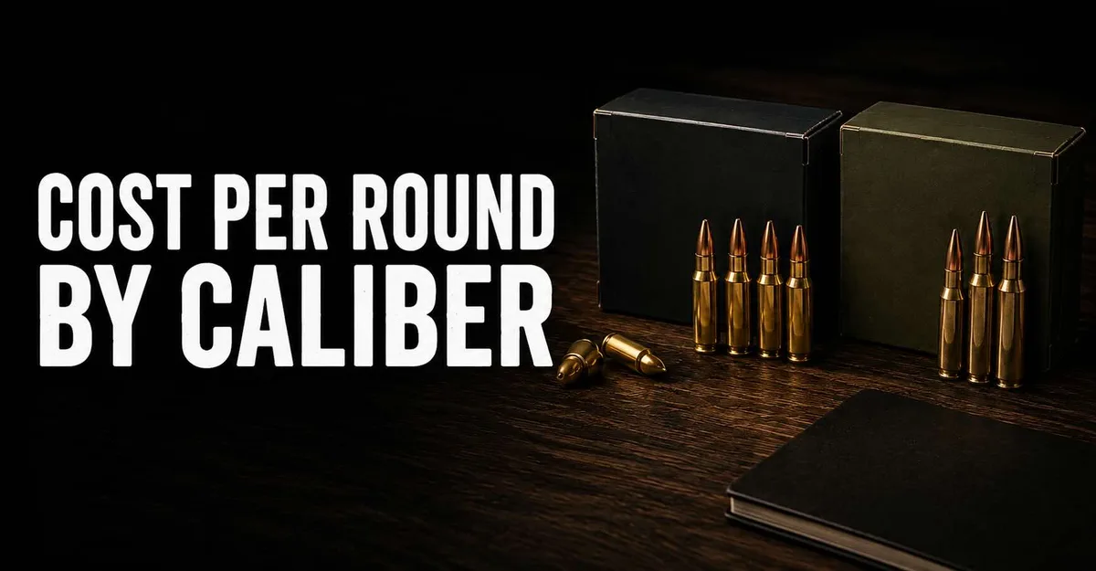 Cost Per Round by Caliber: What the Ratios Actually Look Like