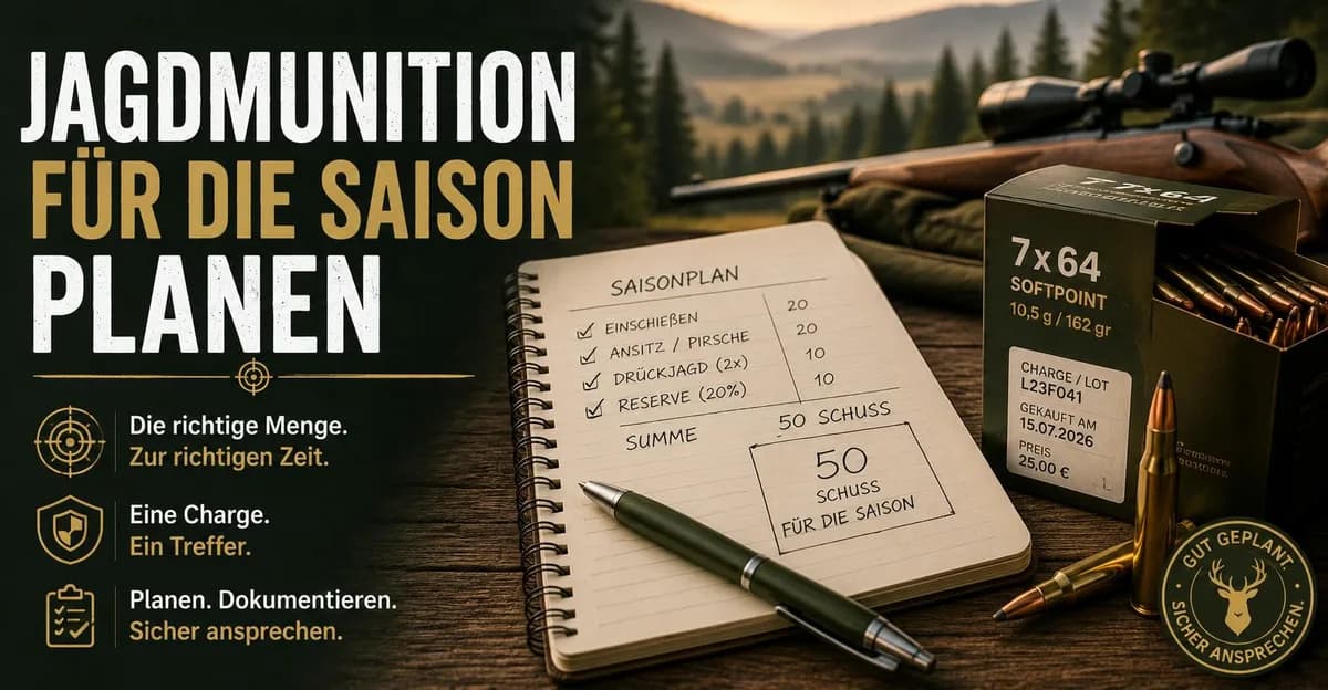 Jagdmunition für die Saison planen