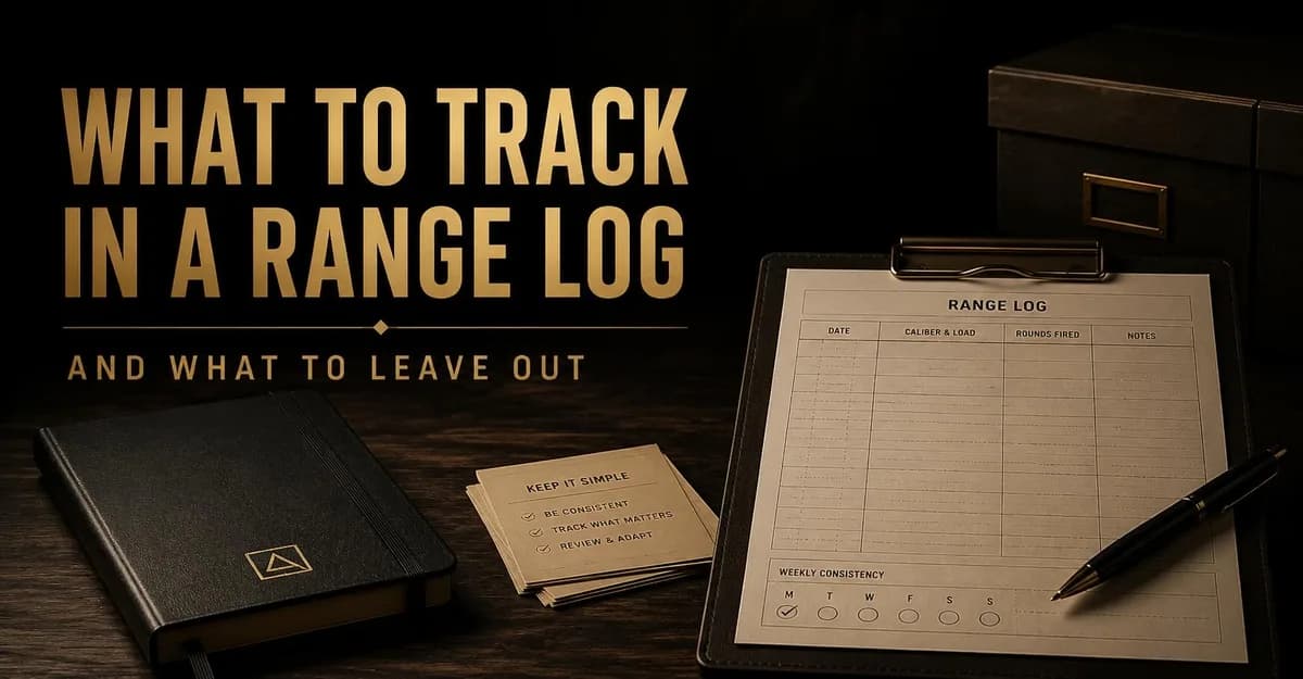 What to Track in a Range Log (And What to Leave Out)